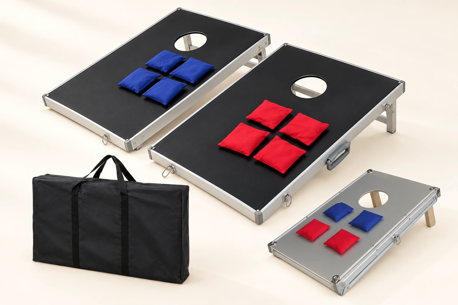 aluminum cornhole series design reference