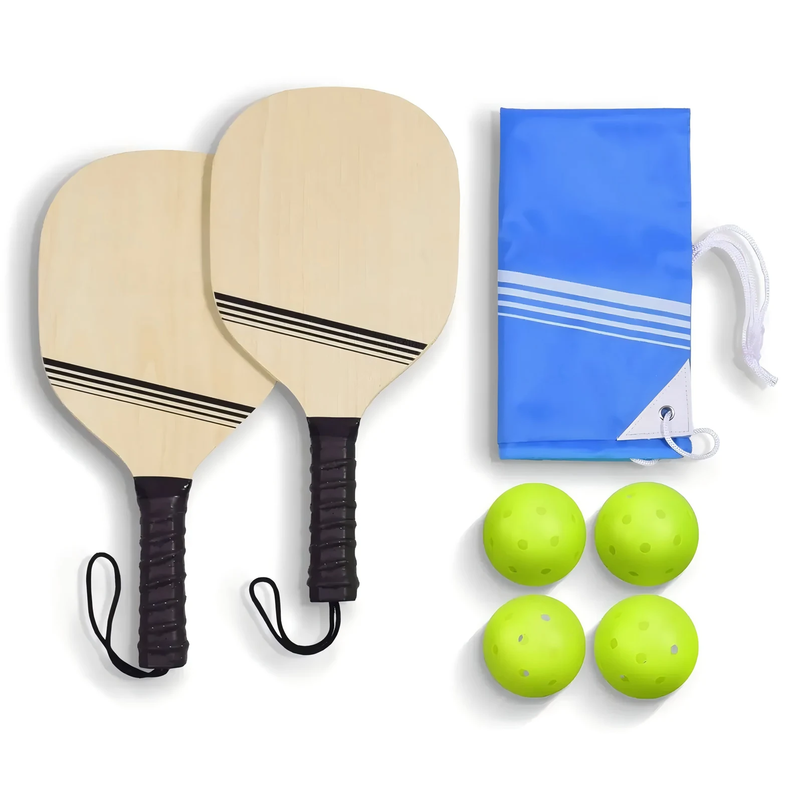 Wooden Pickleball Paddles & Starter Sets