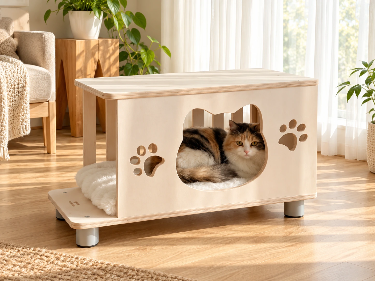 garden cat house / lifestyle visualization