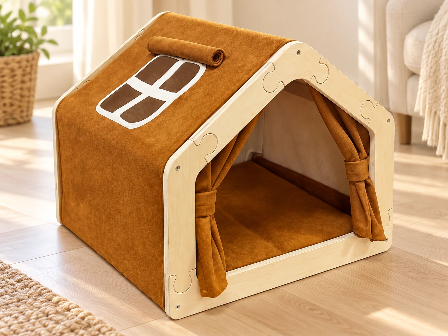 forest cat tent / lifestyle visualization