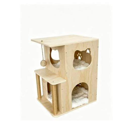 Double-Level Cat Villa